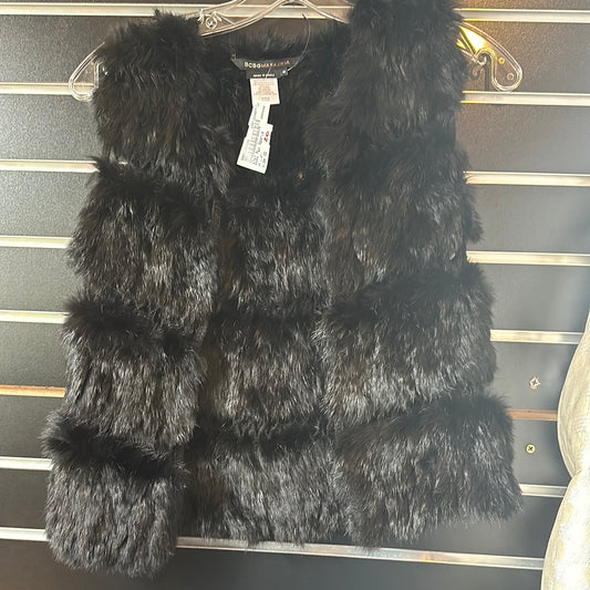 BCBG Max Azria Faux Fur Vest