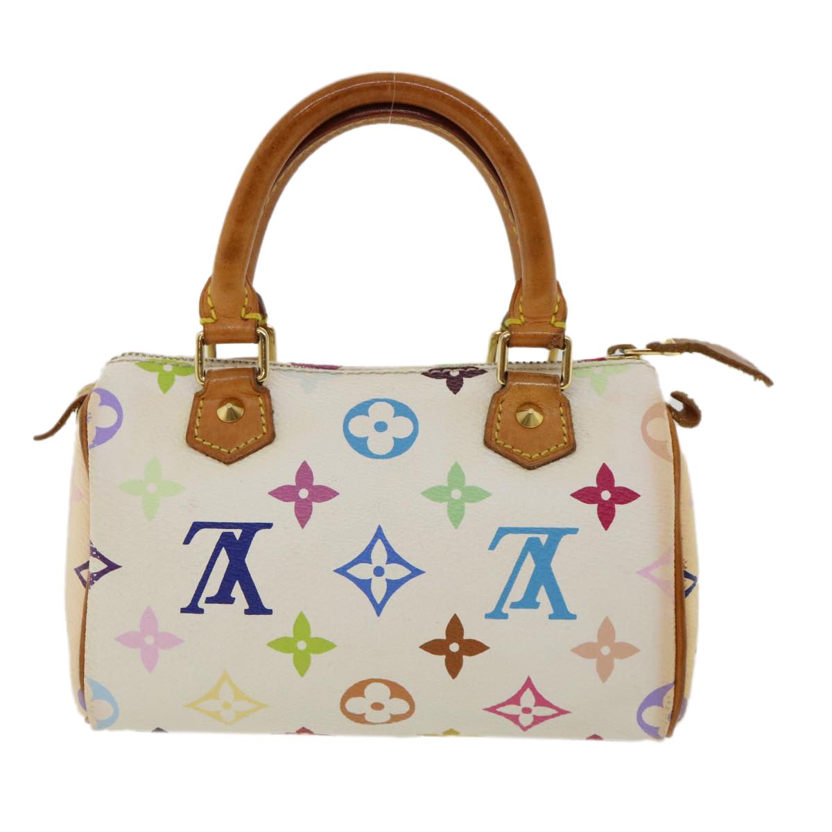 (San Mateo) Louis Vuitton Monogram Multicolor Nano Speedy Hand Bag