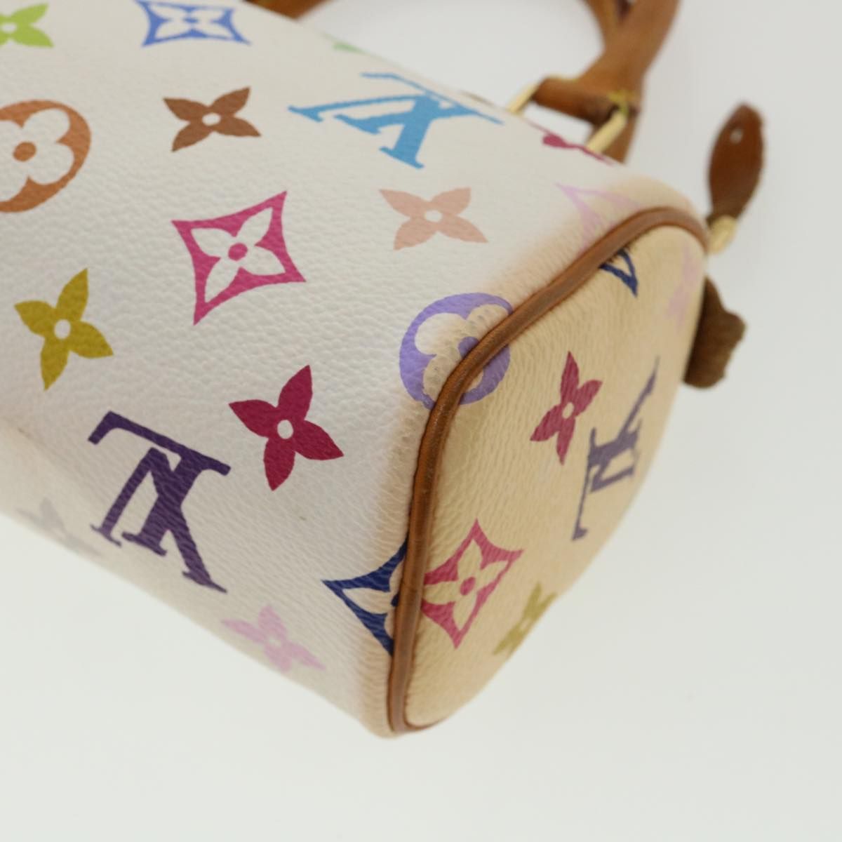 (San Mateo) Louis Vuitton Monogram Multicolor Nano Speedy Hand Bag